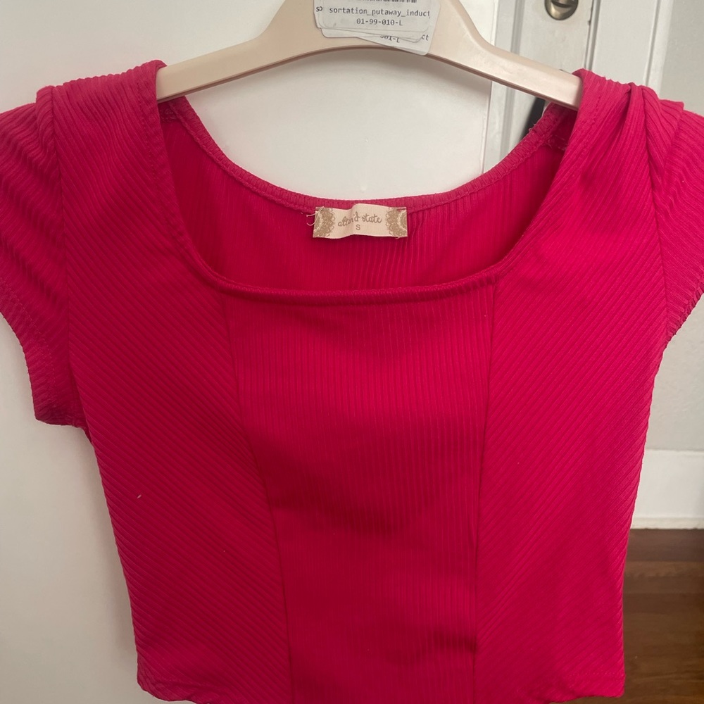 Altered state hot pink top